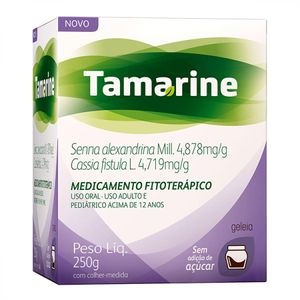 Tamarine 4.878mg + 4.719mg Geleia Oral Sabor Ameixa - Frasco com 250 g