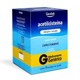 Acetilcisteína 600MG Granulado - 16 Envelopes com 5 g