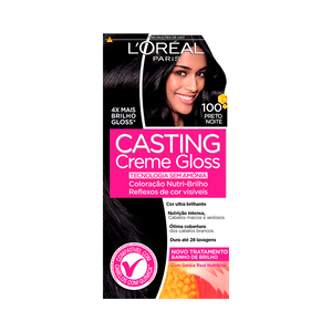 Tintura Casting Creme Gloss Loreal Nº 100 Preto Noite