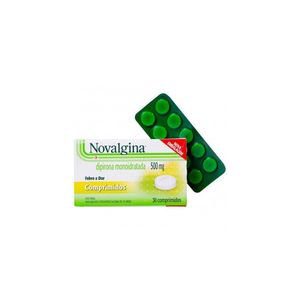 Novalgina 500mg Comprimido - Blíster com 10 Comprimidos