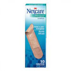 Curativo Nexcare Micropore Tradicional 10 unidades