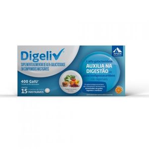 Digeliv 400FCC 15 Comprimidos Mastigáveis