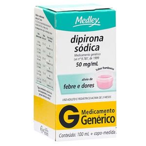 Dipirona Monoidratada 50mg/ml - 1 Solução Oral