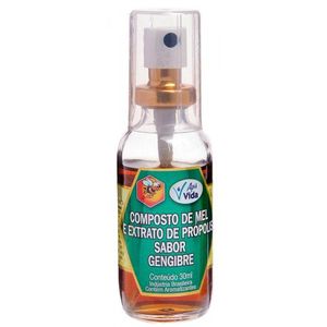 Extrato de Propólis 30mL Sabor Gengibre Spray