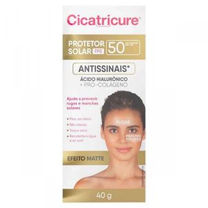 Protetor Solar FPS50 Cicatricure Antissinais 40G