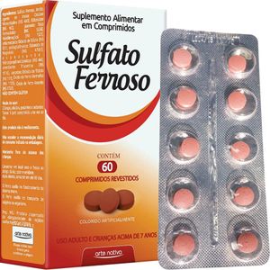 Sulfato Ferroso 60 Comprimidos Revestidos