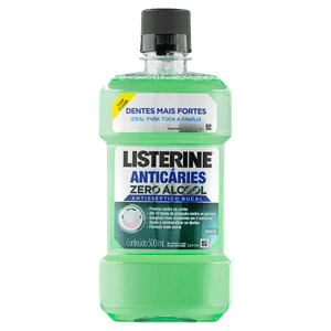 Listerine Anticaries Zero Alcool 500mL