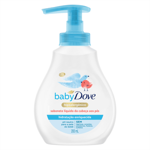 Sabonete Baby Dove Hidratacao Enriquecida Refil, Liquido 200mL