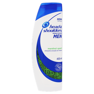 Shampoo Head & Shoulders Menthol Refrescante Men com 400mL