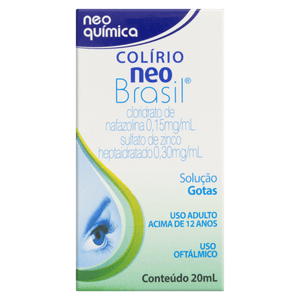 Colírio Neo Brasil 0.15MG/ML + 0.3MG/ML Solução oftálmica - Frasco com 20 mL