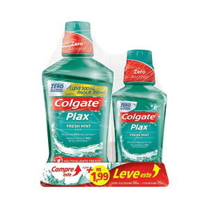 Enxaguante Bucal Colgate Plax Fresh Mint 500ml + 1,99 Leve 200ml