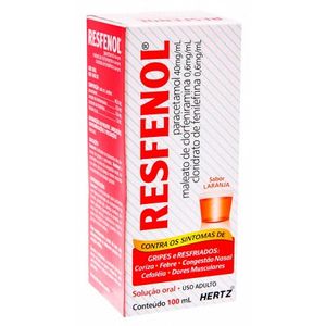 Resfenol 40MG/ML + 0.6MG/ML + 0.6MG/ML Solução oral - Frasco com 100 mL