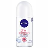 Desodorante Feminino Nivea Dry Comfort Roll On Com 50ml