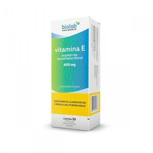 Vitamina E 400mg 30 Cápsulas