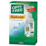 Kit Opti-Free Replenish 1 Solução Oftálmica 300Ml + 1 Solução Oftálmica 120Ml + 1 Estojo Para Lentes De Contato