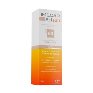 Protetor Solar Facial FPS60 Imecap Actsun 50G