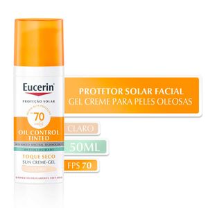 Protetor Solar Facial FPS70 Eucerin Pigment Claro 50mL