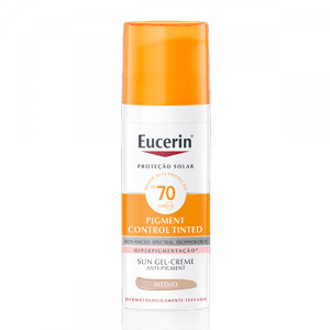 Protetor Solar Facial FPS70 Eucerin Pigment Médio 50mL