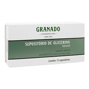 Granado 12 Supositórios de Glicerina