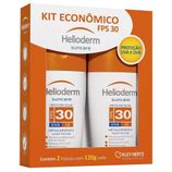 Kit Protetor Solar Fps 30 Helioderm Suncare 120G cada 2 Unidades