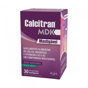 Calcitran MDK 30 Comprimidos Mastigáveis