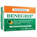 Benegrip 30mg + 2mg + 500mg Comprimido Revestido - Caixa com 20 Comprimidos