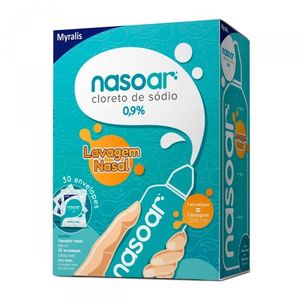 Nasoar 0.9% 30 Envelopes + Frasco Aplicador 240mL