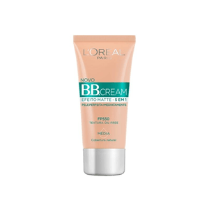 BB Cream Efeito Matte 5 Em 1 Loréal Creme Média Fps50 30mL