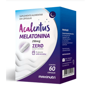 Acalentus Melatonina 210mcg 60 Cápsulas