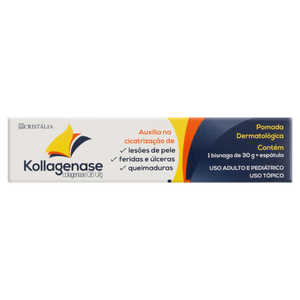 Kollagenase 0,6u/g - 1 Pomada Dermatológica