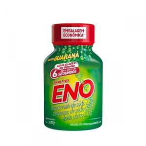 Sal de Fruta Eno 213G + 231G + 5G Pó efervescente - Frasco com 100 g