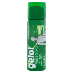 Gelol 0.0333G/ML + 0.0083G/ML + 0.0333ML/ML Aerosol tópico - Tubo com 60 mL