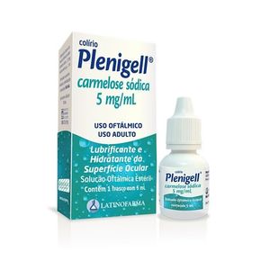 Plenigell 5mg/mL Solução oftálmica - Frasco com 5 mL