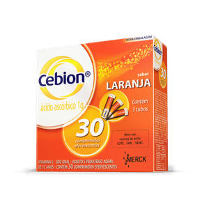 Cebion 1G Comprimido efervescente - Tubo com 30 Comprimidos