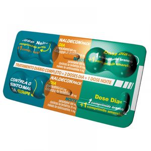 Naldecon Pack 4MG + 20MG + 1200MG Comprimido   Blíster com 6 Comprimidos