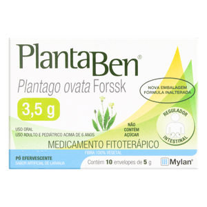 Plantaben 3.5G Pó efervescente - 10 Envelopes com 5 g