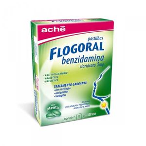 Flogoral 3mg Pastilha - Caixa com 8 Pastilhas