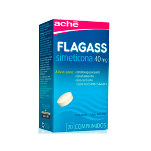 Flagass Comprimido 40mg, caixa com 20 comprimidos