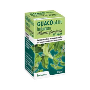 Guaco Edulito 81.5MG/ML Solução oral - Frasco com 120 mL