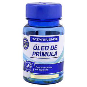 Óleo de Prímula 500mg Catarinense Nutrição 45 Cápsulas