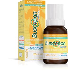 Buscopan Pediátrico 10mg/mL Solução Oral (Gotas) - Seringa com 20mL