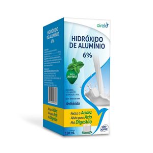 Hidróxido de alumínio 60mg/mL Suspensão Oral Sabor Hortelã - Frasco com 150mL