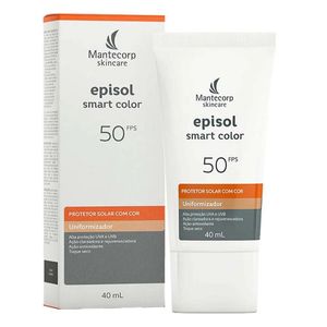 Protetor Solar Facial FPS50 Smart Color Episol 40mL