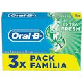 Creme Dental Oral B Extra Fresh 70g 3 Unidades