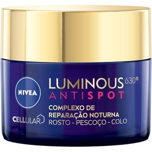 Hidratante Facial Nivea Luminous 630 Antispot Complexo de Reparação Noturna 50g