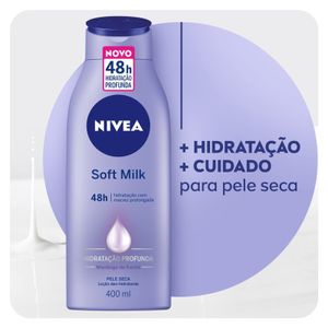 Hidratante Desodorante Nivea Soft Milk Pele Seca 400mL