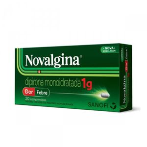 Novalgina 1g Comprimido - Caixa com 20 Comprimidos