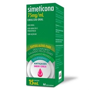 Simeticona 75mg/mL Emulsão Oral (Gotas)   Frasco com 15 mL