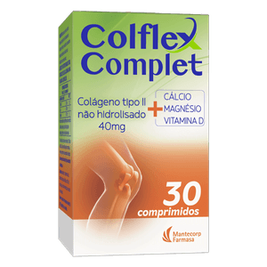 Colflex Complet Colágeno Tipo II Não Hidrolisado 30 Comprimidos