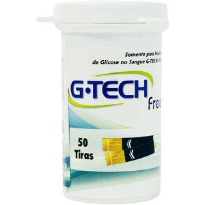 Tiras Reagentes para Glicemia 50 Unidades Free 1 G-Tech